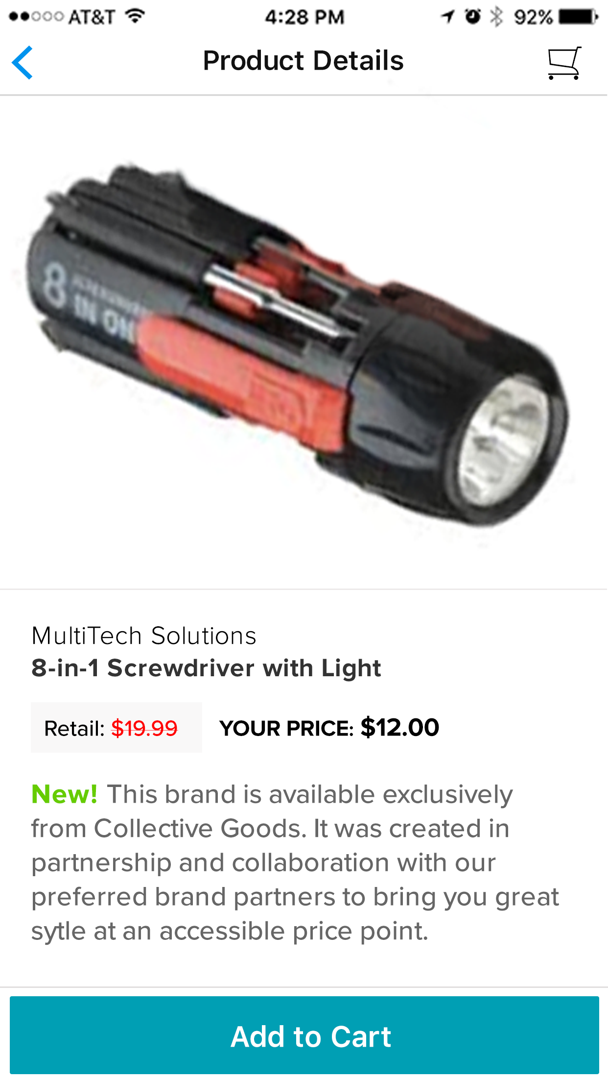 Product detail alternate