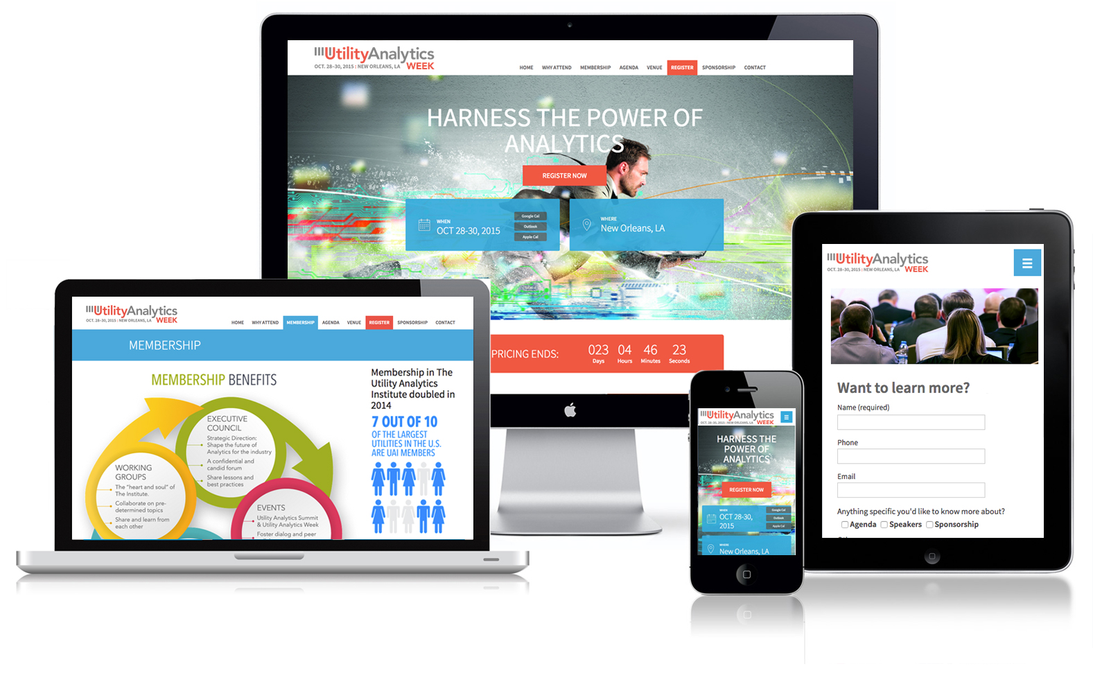 Utility Analytics Week homepage