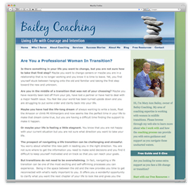 Bailey Coaching homepage