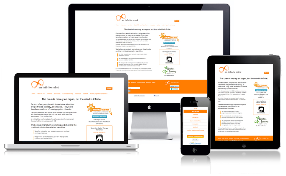 An Infinite Mind homepage