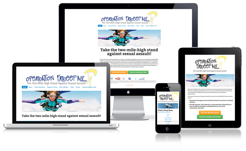 Operation Freefall homepage