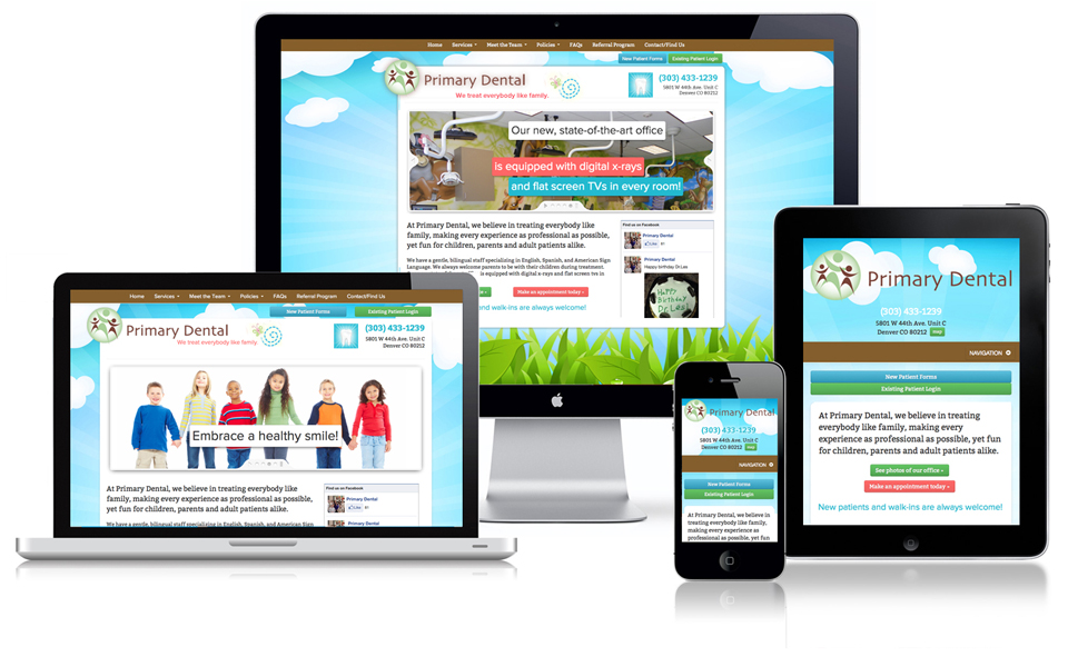 Primary Dental homepage