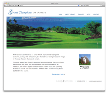 Rudge Properties homepage